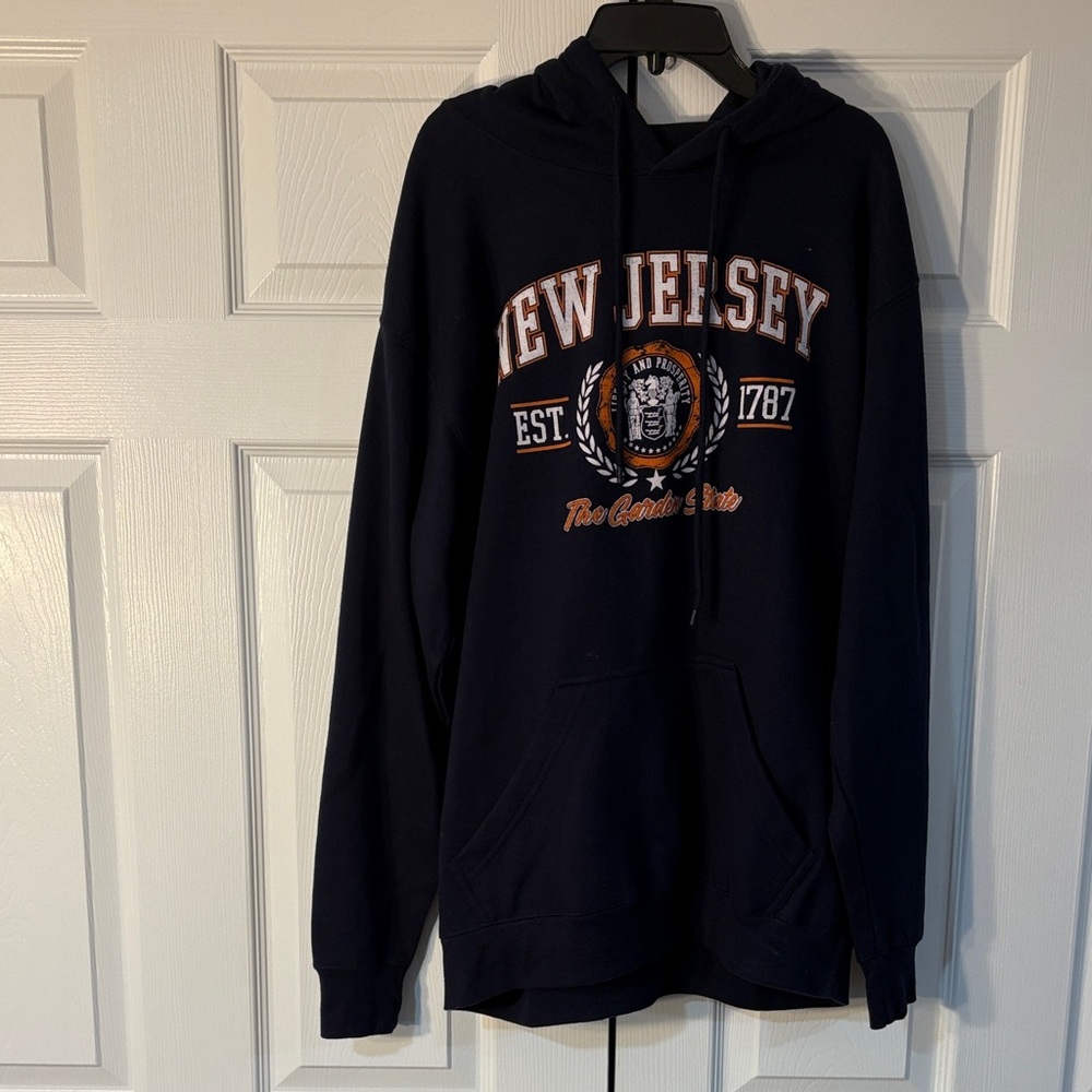 New Jersey Navy Hoodie